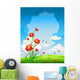 Summer Natural With Flowers Wall Decal