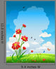 Summer Natural With Flowers Wall Decal