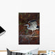 Portrait Blue Heron Flapping Wall Decal