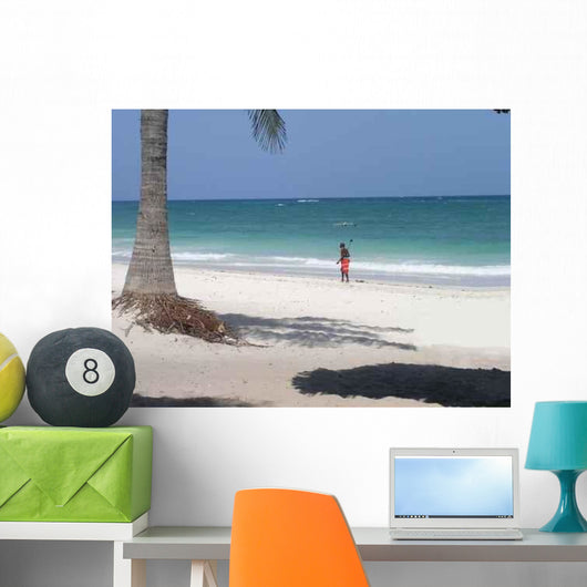 Mombasa Beach Wall Decal