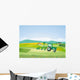 Farming With Tractor Wall Decal