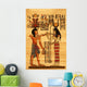 Egyptian Papyrus and Hieroglyphics Wall Decal