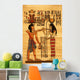 Egyptian Papyrus and Hieroglyphics Wall Decal