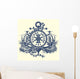 Stamp With Steering Wheel Wall Decal