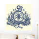 Stamp With Steering Wheel Wall Decal
