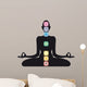 Chakra Meditation Wall Decal