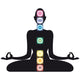 Chakra Meditation Wall Decal
