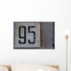 Number Wall Abandoned Barracks Wall Decal