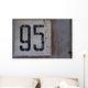 Number Wall Abandoned Barracks Wall Decal