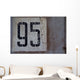 Number Wall Abandoned Barracks Wall Decal