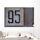 Number Wall Abandoned Barracks Wall Decal
