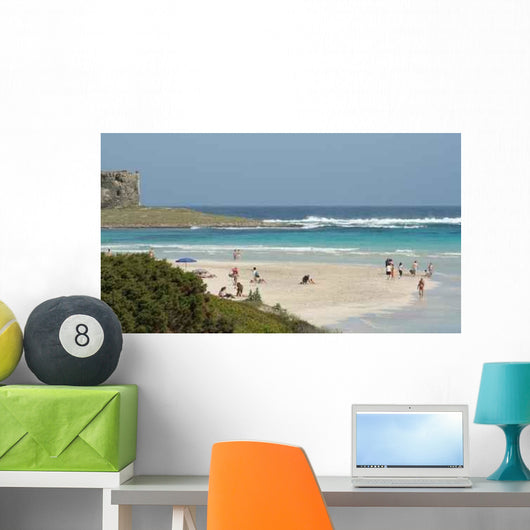 Plage Sardaigne Wall Decal