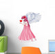 Cartoon Illustration Beautiful Angel Wall Decal