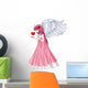 Cartoon Illustration Beautiful Angel Wall Decal