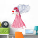 Cartoon Illustration Beautiful Angel Wall Decal