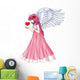 Cartoon Illustration Beautiful Angel Wall Decal