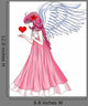 Cartoon Illustration Beautiful Angel Wall Decal