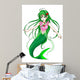 Cartoon Illustration Mermaid Wall Decal