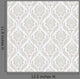 Seamless Damask Wallpaper Wall Decal