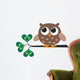 Cute Little Brown Owl Wall Decal