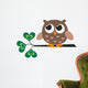 Cute Little Brown Owl Wall Decal