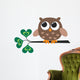 Cute Little Brown Owl Wall Decal