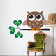 Cute Little Brown Owl Wall Decal