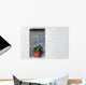 Plant Pot Old House Wall Decal