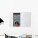 Plant Pot Old House Wall Decal