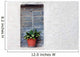 Plant Pot Old House Wall Decal