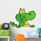 Alligator Or Crocodile Over Wall Decal
