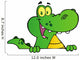 Alligator Or Crocodile Over Wall Decal
