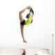 Young Professional Gymnast Stand Wall Decal