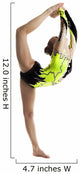 Young Professional Gymnast Stand Wall Decal