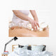 Woman Getting a Cupping Massage on Back Wall Decal