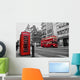 Phone Box And Red Wall Decal