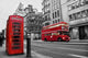 Phone Box And Red Wall Decal