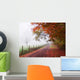 Misty Autumn Morning Wall Decal