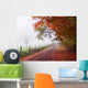 Misty Autumn Morning Wall Decal
