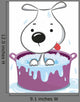 Funny Puppy Vector Illustration Isolated Wall Decal