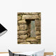 Window Inca Stone Wall Wall Decal