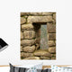 Window Inca Stone Wall Wall Decal