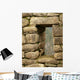 Window Inca Stone Wall Wall Decal