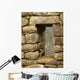 Window Inca Stone Wall Wall Decal