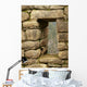 Window Inca Stone Wall Wall Decal