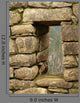 Window Inca Stone Wall Wall Decal