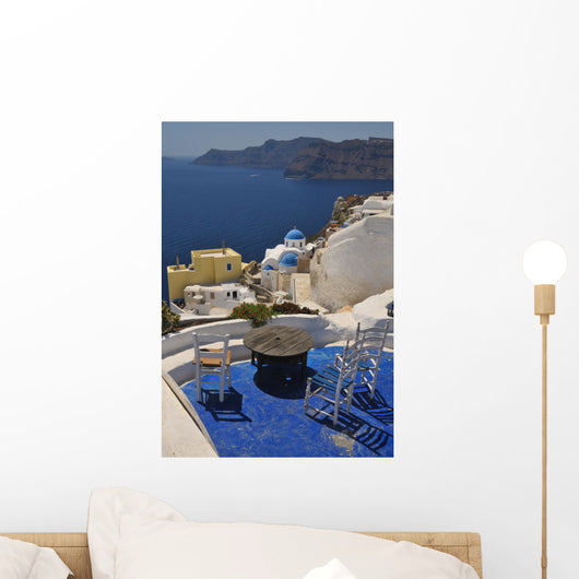 Quiet Place Oia Village Wall Decal