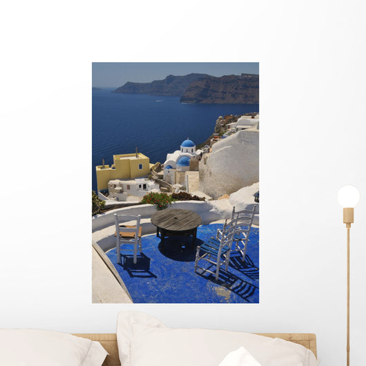 Quiet Place Oia Village Wall Decal