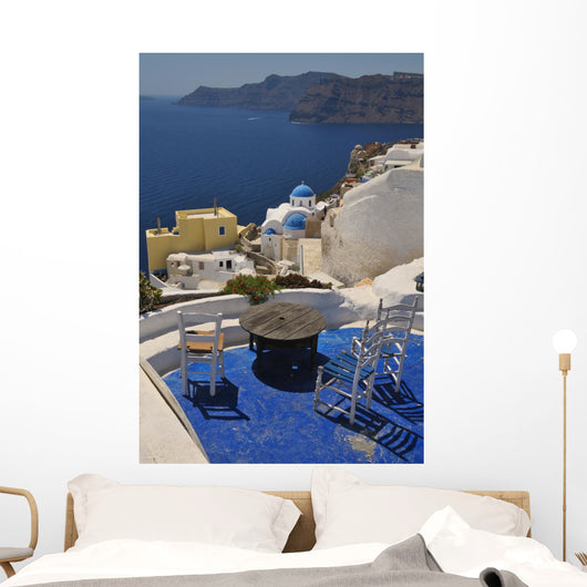 Quiet Place Oia Village Wall Decal