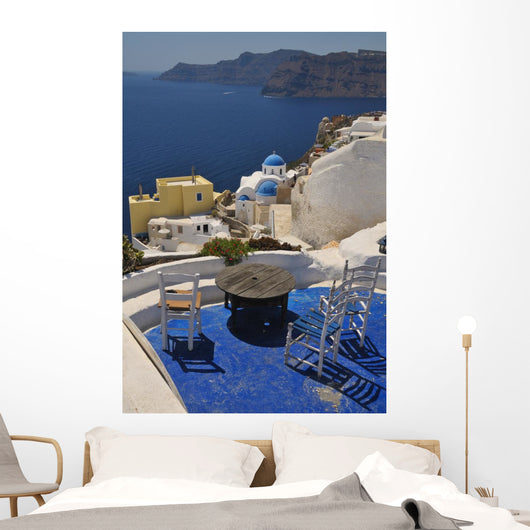 Quiet Place Oia Village Wall Decal
